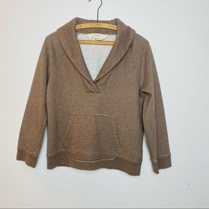 J Crew tan sweatshirt modern shirt medium
